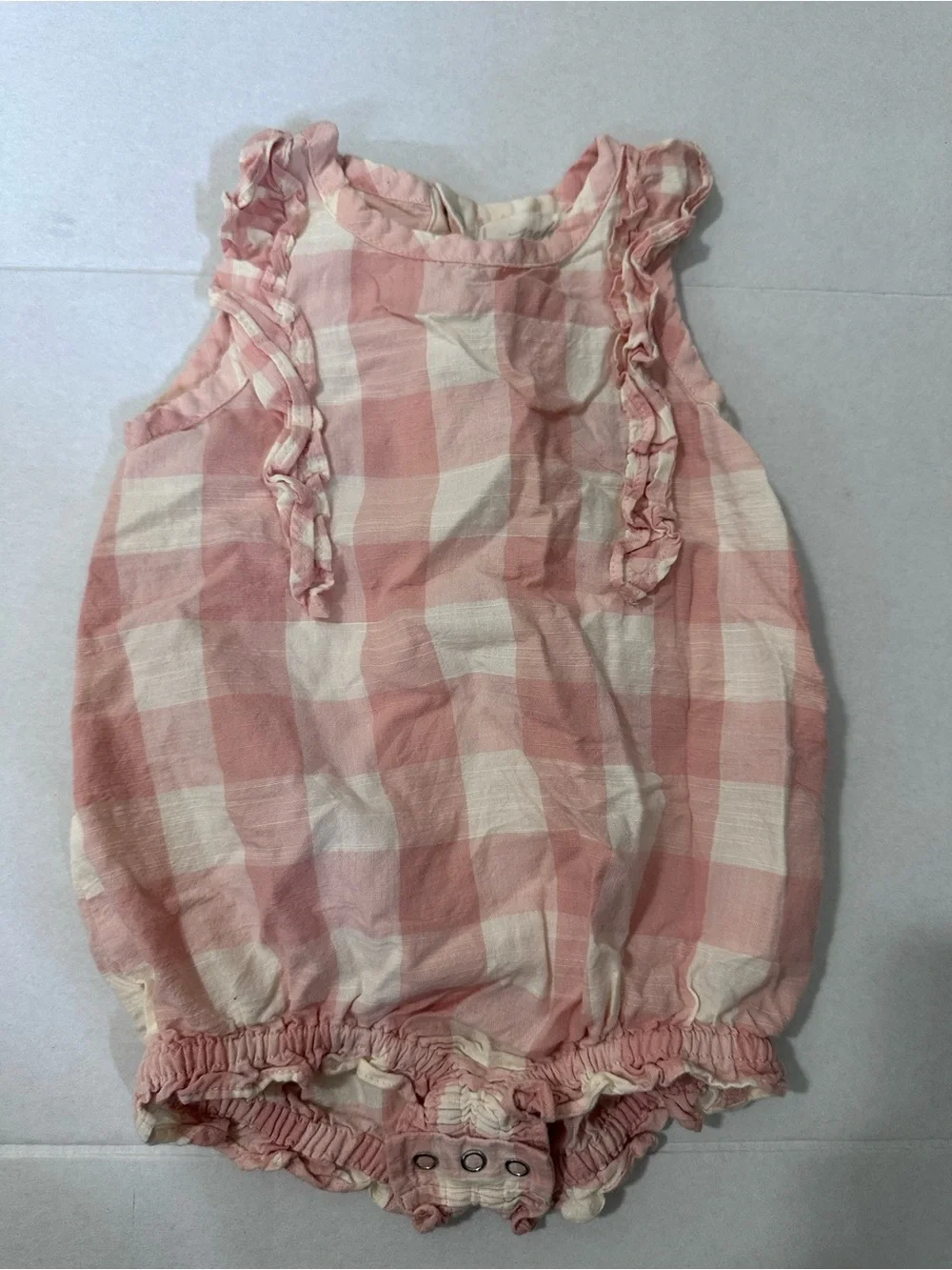 PEHR Checkmate Flutter One-Piece 6-12 Months